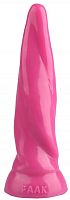 Розовая коническая винтовая анальная втулка - 22,5 см.