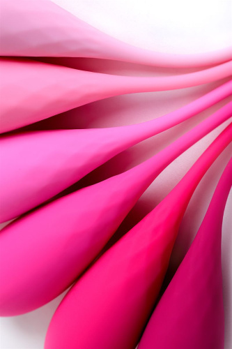 Набор из 6 розовых вагинальных шариков Eromantica K-ROSE фото 9