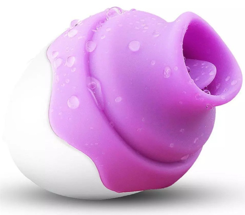Фиолетово-белый клиторальный стимулятор Sex Massager Фиолетово-белый клиторальный стимулятор Sex Massager