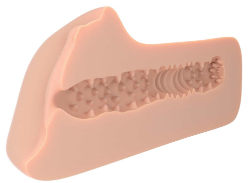 Телесный мастурбатор-вагина Pleasure Stroker фото 4