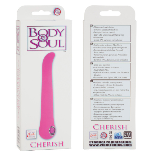 Розовый вибратор Body&Soul Cherish фото 5