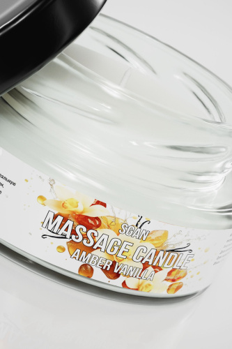 Массажная свеча «Амбра и ваниль» - 50 мл. фото 4 Массажная свеча «Амбра и ваниль» - 50 мл. фото 4