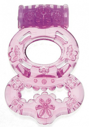 Вибрирующее эрекционное кольцо с шипами