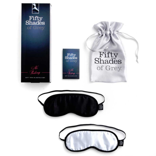 Набор из двух масок на глаза Soft Blindfold Twin Pack фото 2