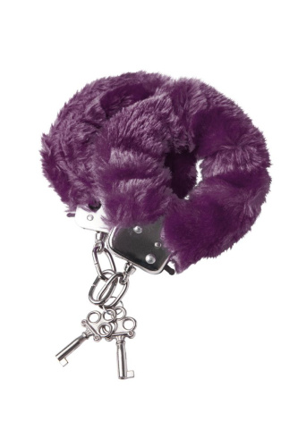 Фиолетовые наручники фото 4