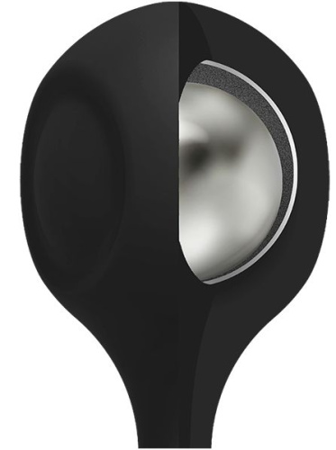 Черные утяжеленные анальные шарики Anal Essentials Weighted Silicone Anal Balls - 34,3 см. фото 2