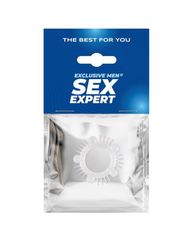 Эластичное эрекционное кольцо с шишечками и шипами фото 2