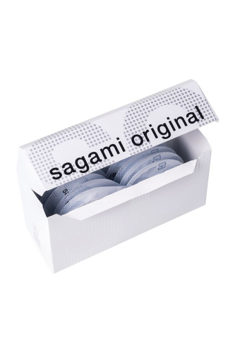 Презервативы Sagami Original 0.02 L-size увеличенного размера - 10 шт. фото 2