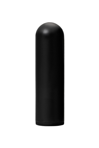 Черная перезаряжаемая вибропуля с пультом ДУ RealStick CALIBER фото 3