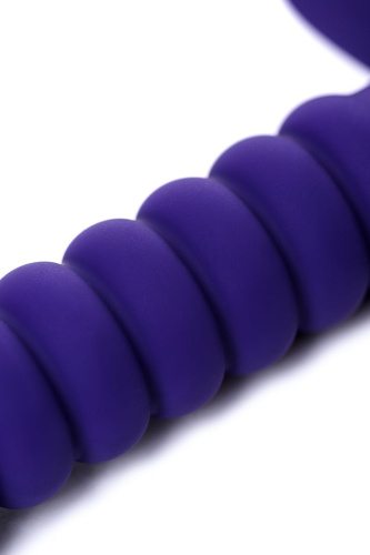 Фиолетовый анальный вибратор Condal - 14 см. фото 8