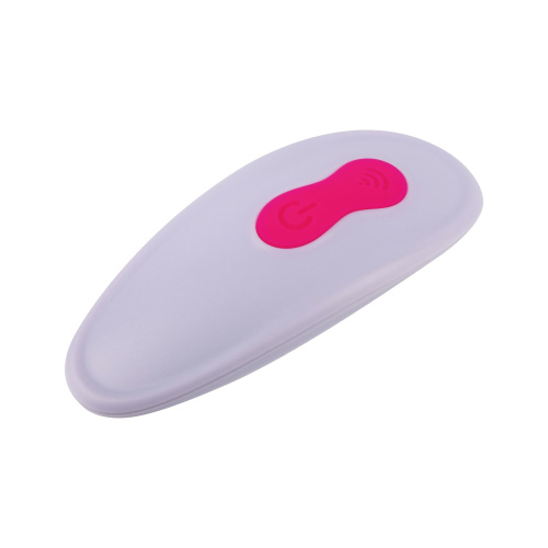 Розовый U-образный вибратор с пультом ДУ фото 4