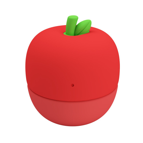 Красный клиторальный стимулятор в форме яблочка Apple Secret фото 4