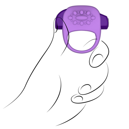 Фиолетовая вибро-насадка HALO фото 3