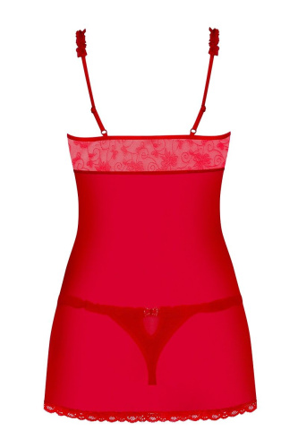 Укороченный беби-долл Romansia с брошью на лифе фото 4