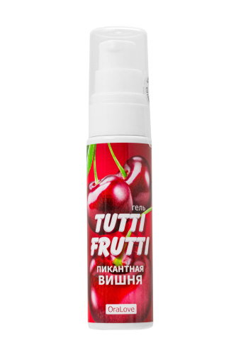 Гель-смазка Tutti-Frutti с вишнёвым вкусом - 30 гр. Гель-смазка Tutti-Frutti с вишнёвым вкусом - 30 гр.
