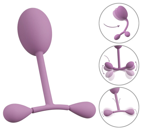 Сиреневый тренажер мыщц тазового дна Vaginal Trainer фото 3