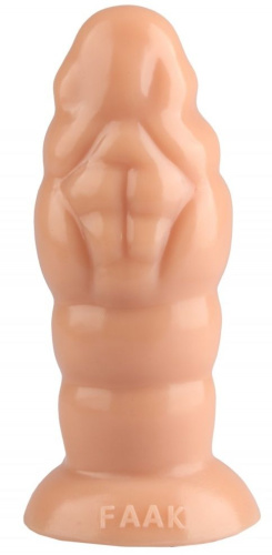 Телесная фантазийная пробка - 18,5 см. фото 3