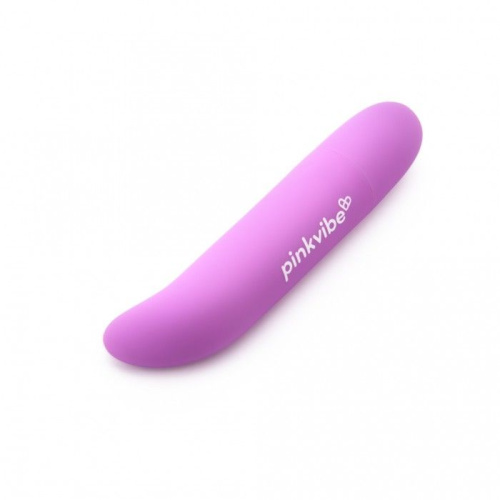 Фиолетовый вибромассажер Pink Vibe для стимуляции точки G и клитора - 12,2 см. фото 4