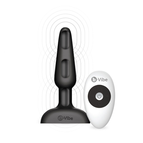 Чёрная анальная вибропробка с 3 источниками вибрации TRIO REMOTE CONTROL PLUG BLACK - 13,5 см. Чёрная анальная вибропробка с 3 источниками вибрации TRIO REMOTE CONTROL PLUG BLACK - 13,5 см.
