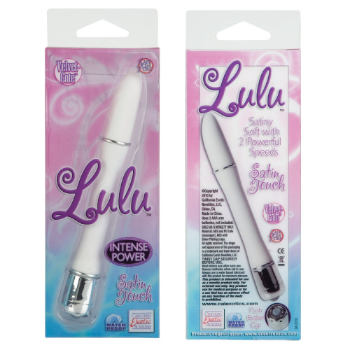 Вибратор Lulu Satin Touch Vibe белого цвета фото 5