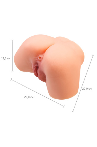 Телесный реалистичный мастурбатор-полуторс с 2 любовными входами фото 6 Телесный реалистичный мастурбатор-полуторс с 2 любовными входами фото 6