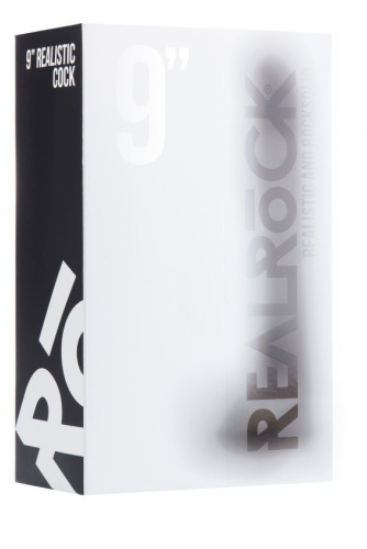 Чёрный фаллоимитатор Realistic Cock 9  - 23,5 см. фото 2