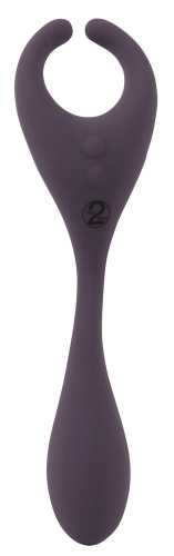 Фиолетовый универсальный вибратор Remote Controlled Couples Vibrator фото 2