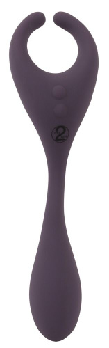 Фиолетовый универсальный вибратор Remote Controlled Couples Vibrator фото 2