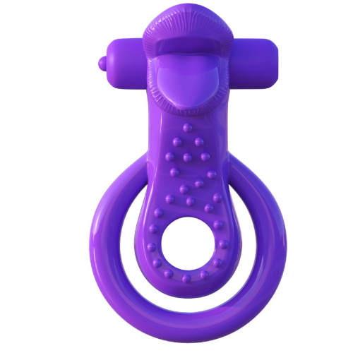 Эрекционное кольцо на пенис и мошонку Lovely Licks Couples Ring фото 5