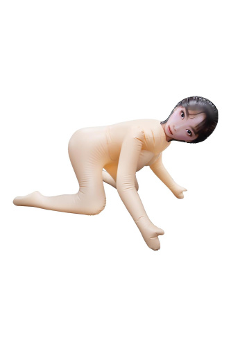 Телесная надувная секс-кукла в позиции догги-стайл фото 2 Телесная надувная секс-кукла в позиции догги-стайл фото 2