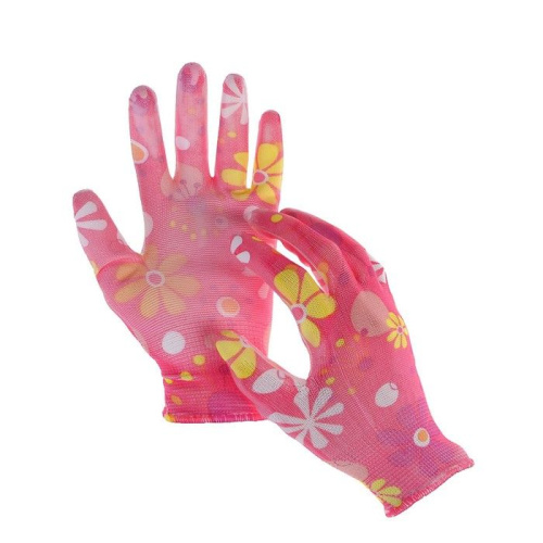 Нейлоновые перчатки с ПВХ пропиткой (размер 8) фото 2