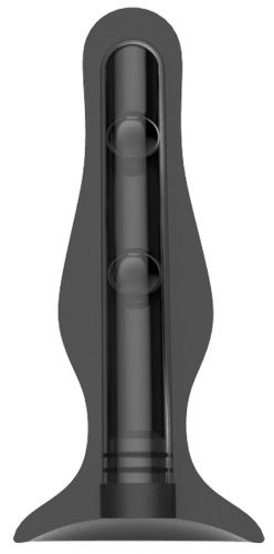 Черная анальная пробка Self Penetrating Butt Plug № 67 - 12,7 см. фото 3