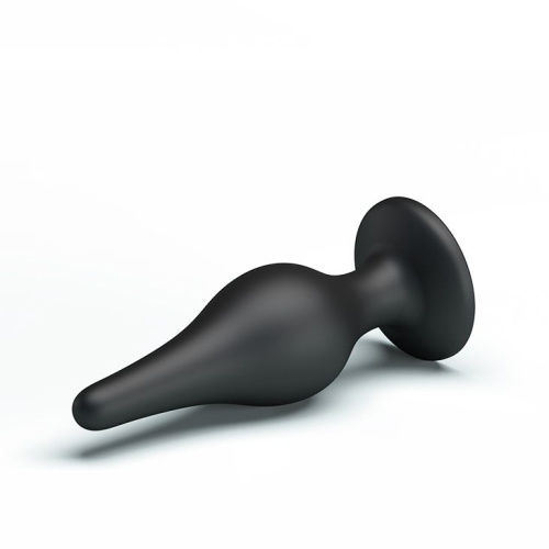 Анальная пробка на присоске среднего размера Sensitive Prostate Plug - 14 см. фото 2