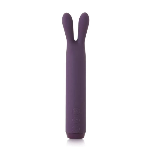 Фиолетовый вибратор с ушками Rabbit Bullet Vibrator - 8,9 см. фото 2