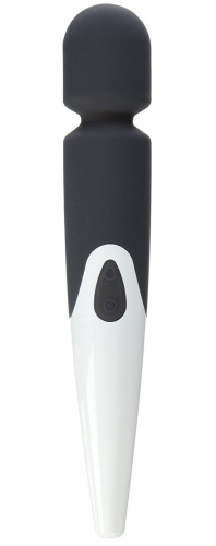 Чёрный жезловый вибромассажер Halo Wireless Multi-speed