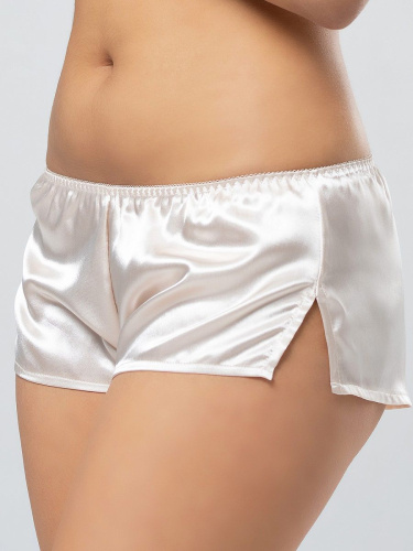Атласные шортики с разрезами по бокам Атласные шортики с разрезами по бокам