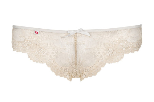 Кружевные трусики Bisquitta с вырезом и брошкой на попке фото 3