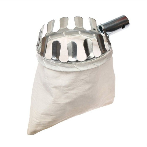 Металлический плодосъёмник с текстильным мешком фото 2 Металлический плодосъёмник с текстильным мешком фото 2