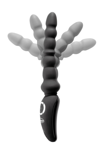 Черный анальный вибростимулятор Vibro Anal Stick - 23,5 см. фото 2