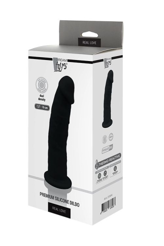 Черный реалистичный фаллоимитатор DILDO 7.5INCH BLACK - 19 см. фото 2