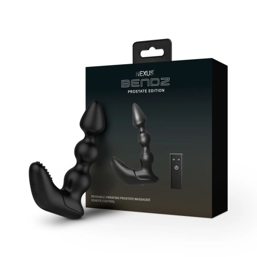 Черный вибростимулятор Nexus Bendz Prostate Edition - 14,1 см. фото 3 Черный вибростимулятор Nexus Bendz Prostate Edition - 14,1 см. фото 3