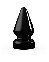 Чёрный анальный плаг MAGNUM 0 - 10 см.