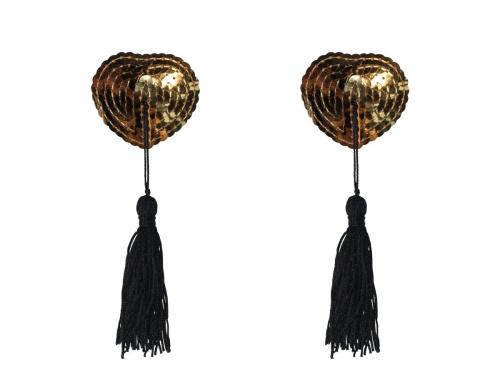 Золотистые пэстисы Gipsy с черными кисточками Золотистые пэстисы Gipsy с черными кисточками