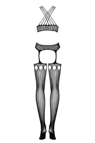 Роскошный комбинезон с имитацией шнуровки и чулок фото 6 Роскошный комбинезон с имитацией шнуровки и чулок фото 6