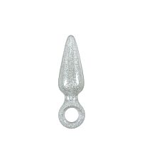 Прозрачная анальная пробка STARLIGHT G BOOTY POPS LARGE - 14 см.