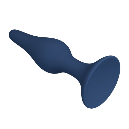 Синяя анальная пробка Slim Anal Plug XL - 15,4 см. фото 4 Синяя анальная пробка Slim Anal Plug XL - 15,4 см. фото 4