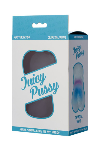 Прозрачный реалистичный мастурбатор Juicy Pussy Crystal Wave фото 7