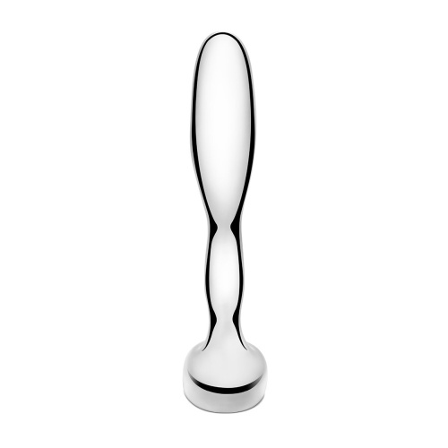 Стальной стимулятор простаты Stainless Steel Prostate Plug - 11,5 см. фото 4