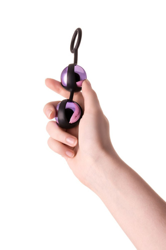 Фиолетово-черная вагинальные шарики TOYFA A-toys фото 5