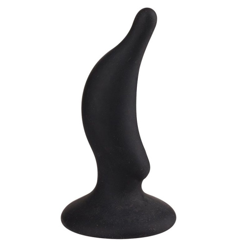 Чёрная анальная пробка ASS JACKER - 12 см. фото 2